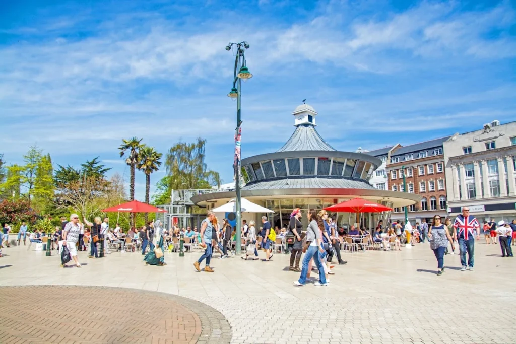 Vue de Bournemouth, Angleterre