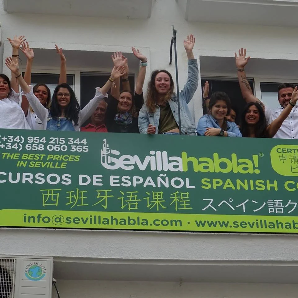 L'école Sevillahabla!, à Séville, Espagne