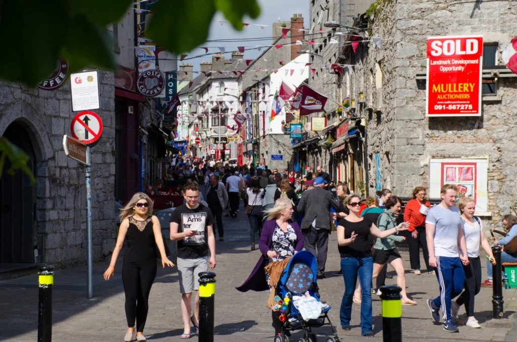 Vue de Galway, Irlande