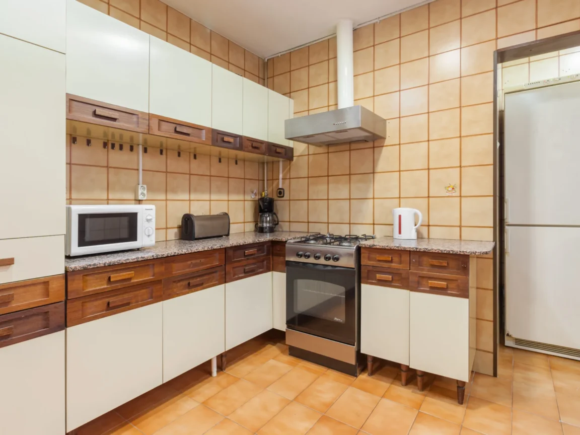 Cuisine partagée du logement étudiant, séjour linguistique à Barcelone, Espagne