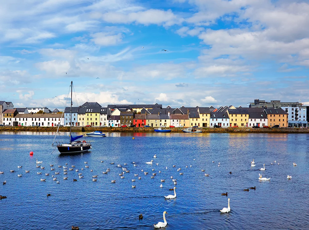 Vue de Galway, Irlande