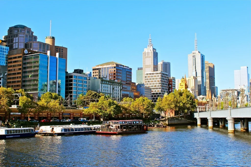 Vue de Melbourne, Australie