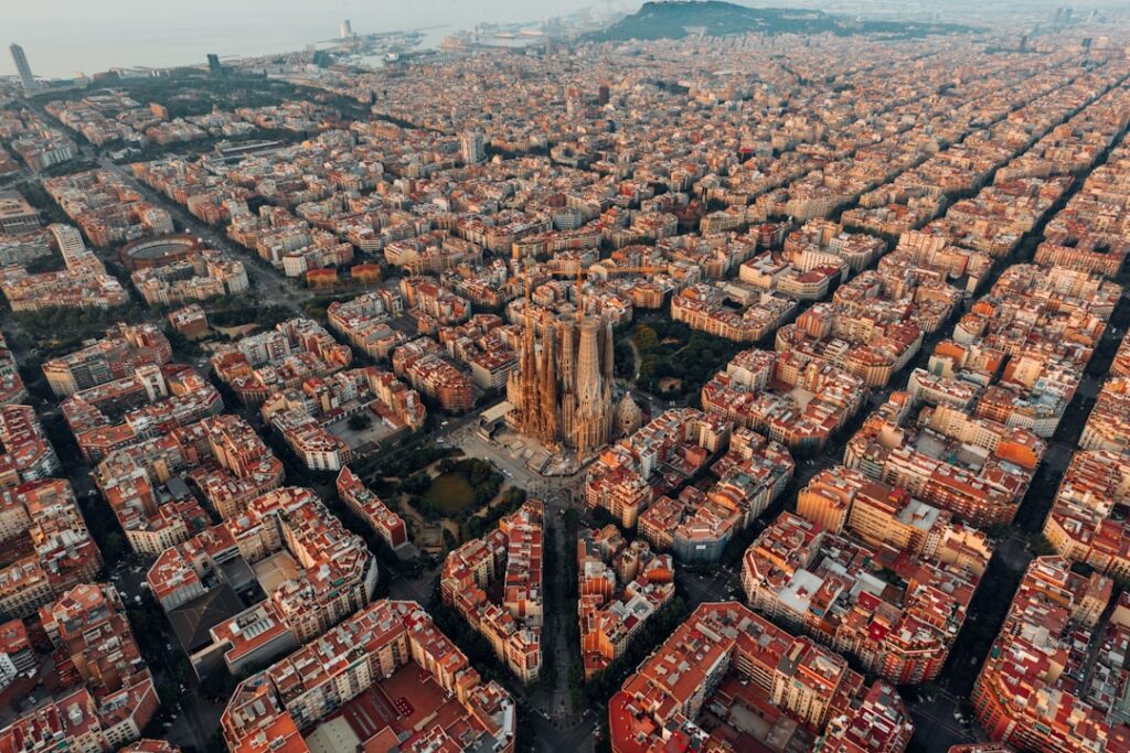 Vue de Barcelone