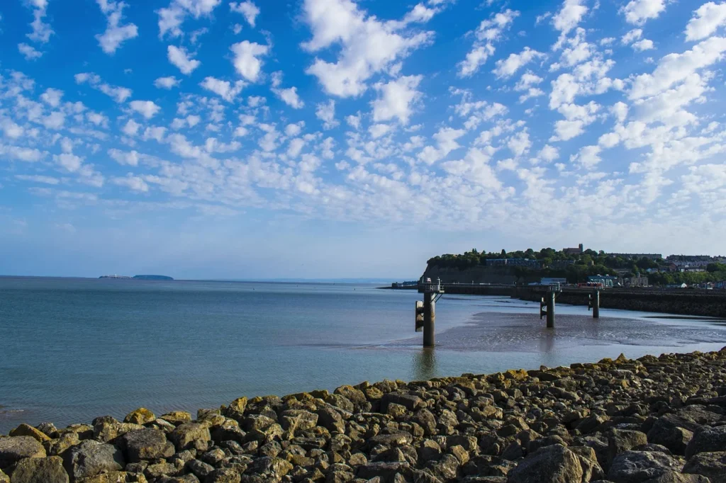 Vue de Cardiff, Pays de Galles