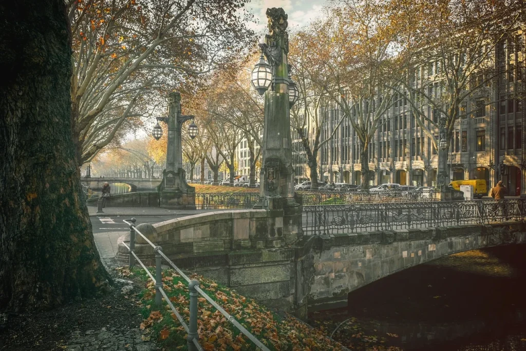 Vue de Düsseldorf, Allemagne