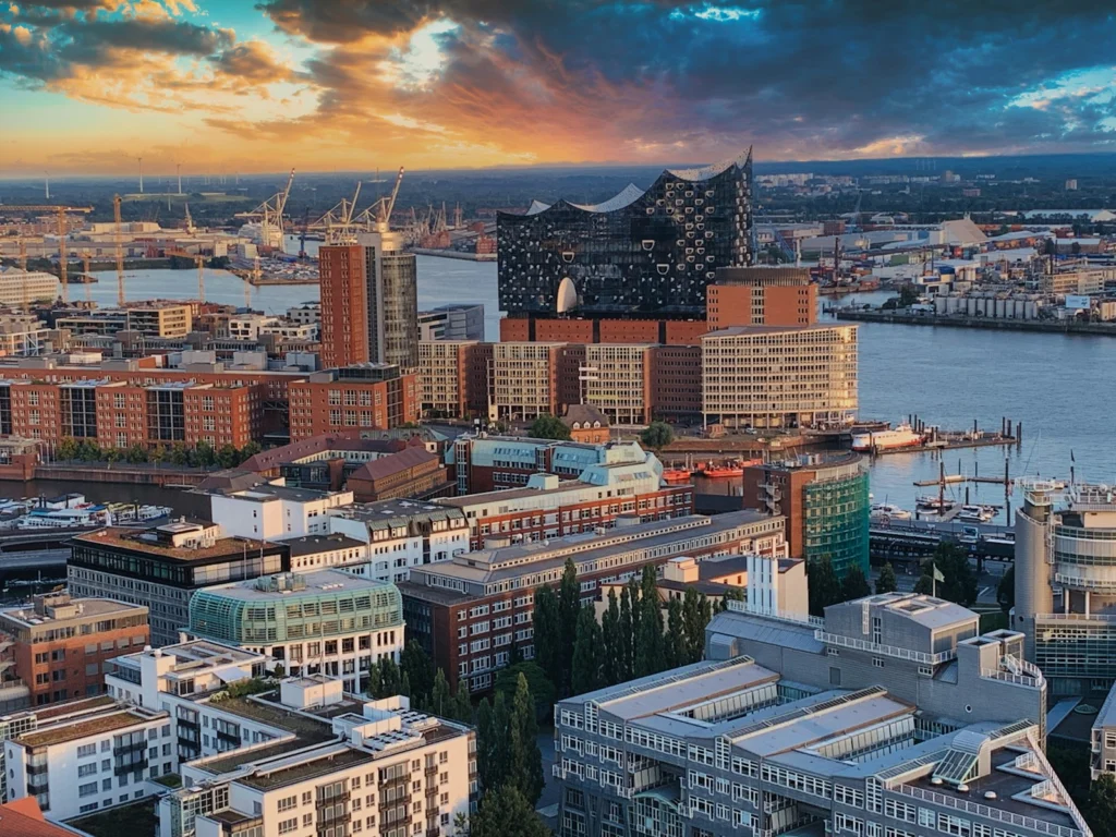 Vue de Hambourg