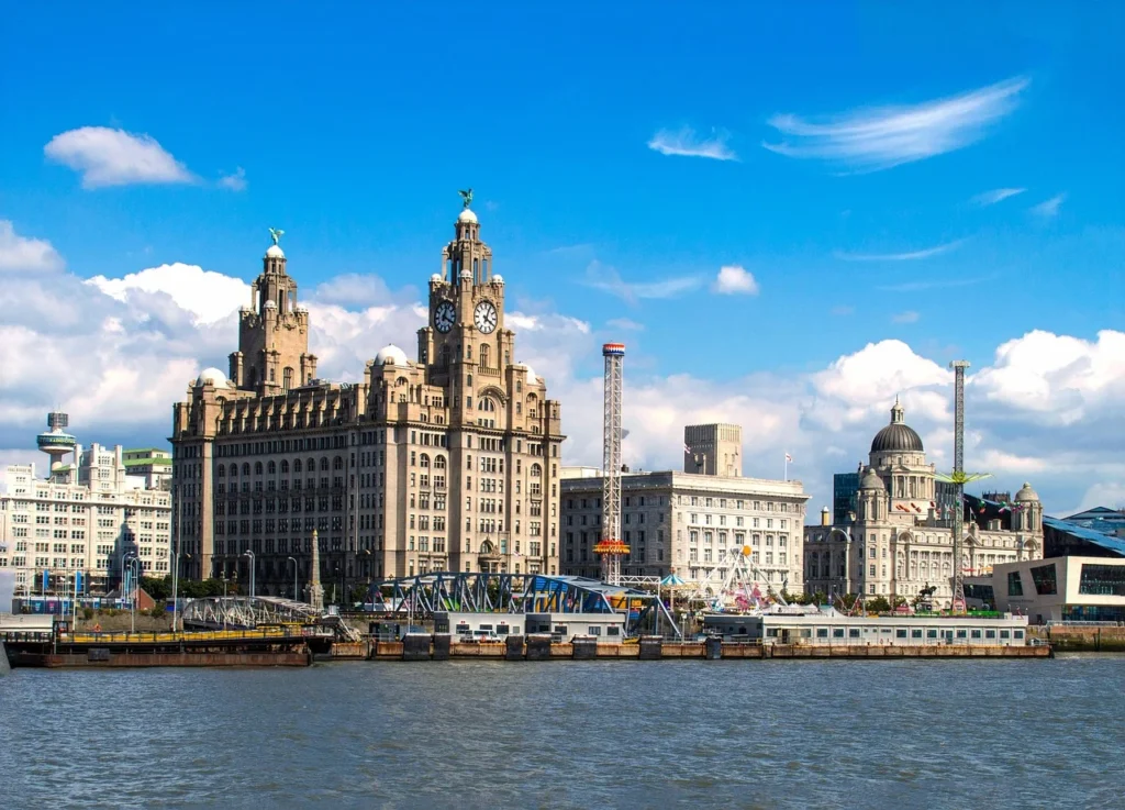 Vue de Liverpool, Angleterre