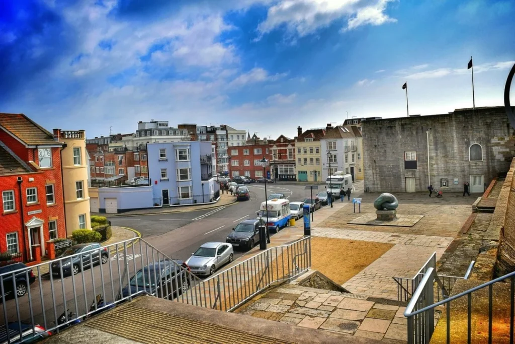 Vue de Portsmouth, Angleterre