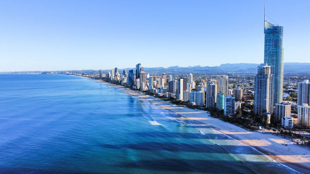 Vue de Surfers Paradise